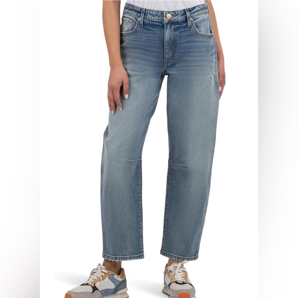 Kut from the Kloth Ashley High Waist Slouchy Barrel Leg Jeans (12)